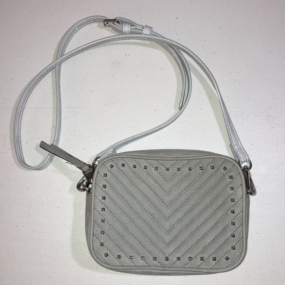Rebecca Minkoff Handbags - Rebecca Minkoff, Genuine Leather cross body, Gray Purse